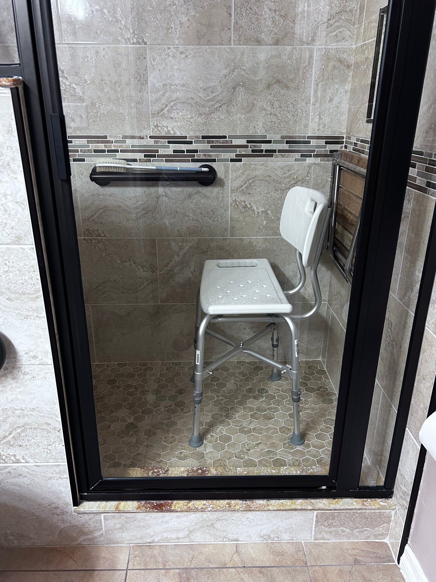 Bariatric Heavy Duty Shower Chair with Back