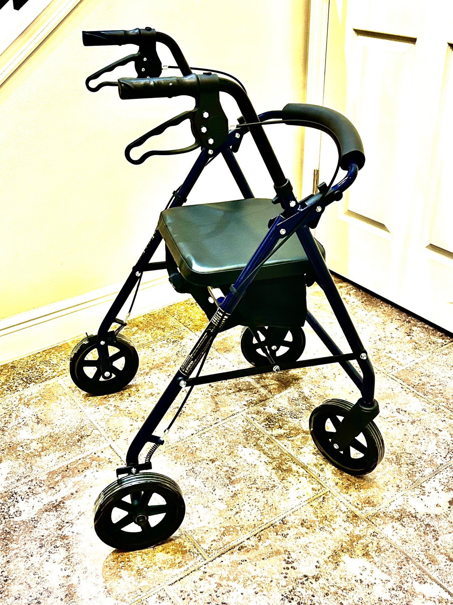 4 Wheeled Rollator Walker with 8 inch Wheels
