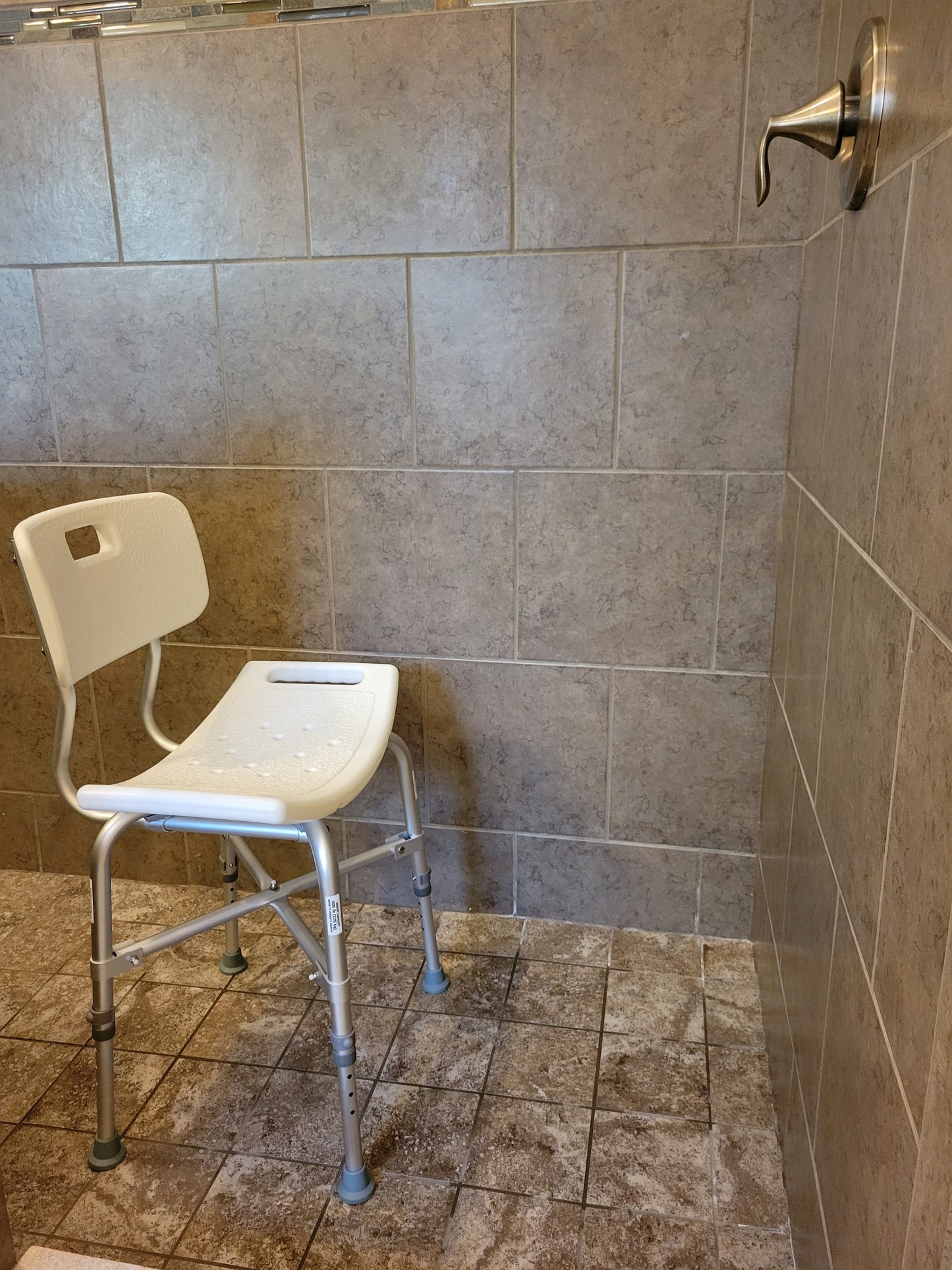 Bariatric Heavy Duty Shower Chair with Back