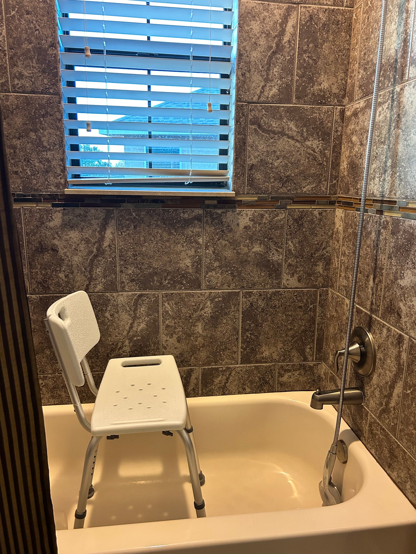 Shower Chair with Back Support