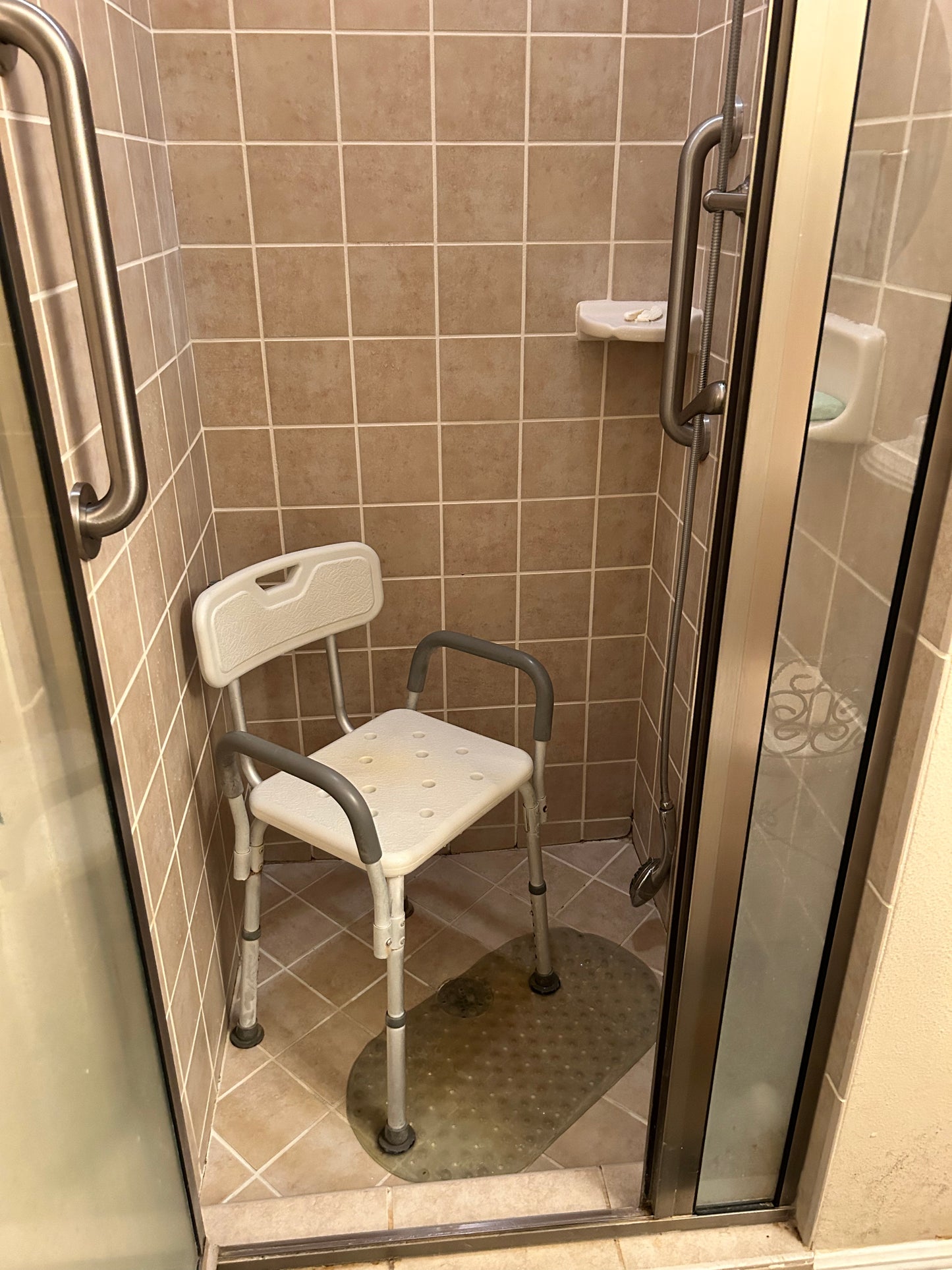Shower Chair with Back support and Handles