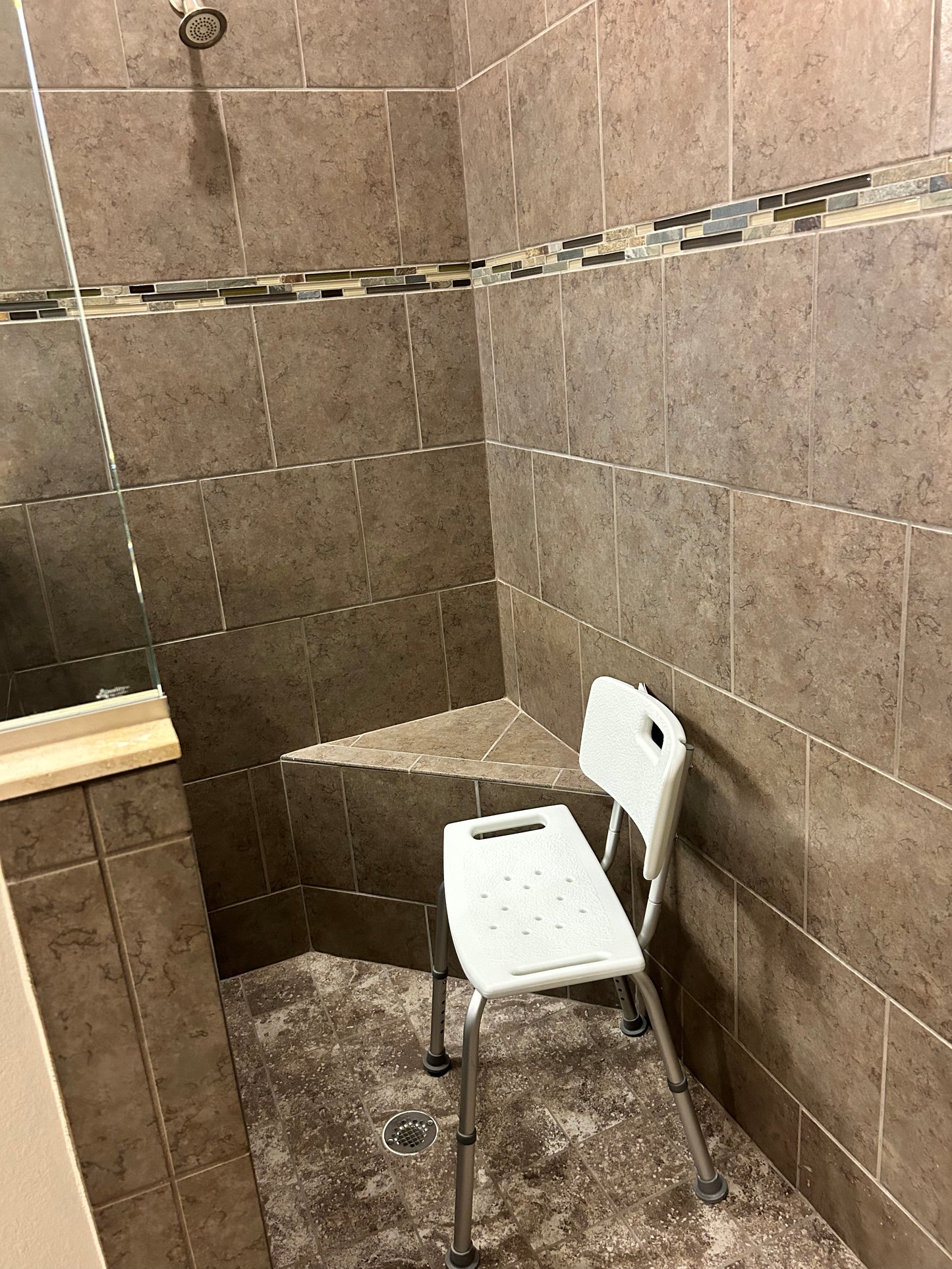 Shower Chair with Back Support